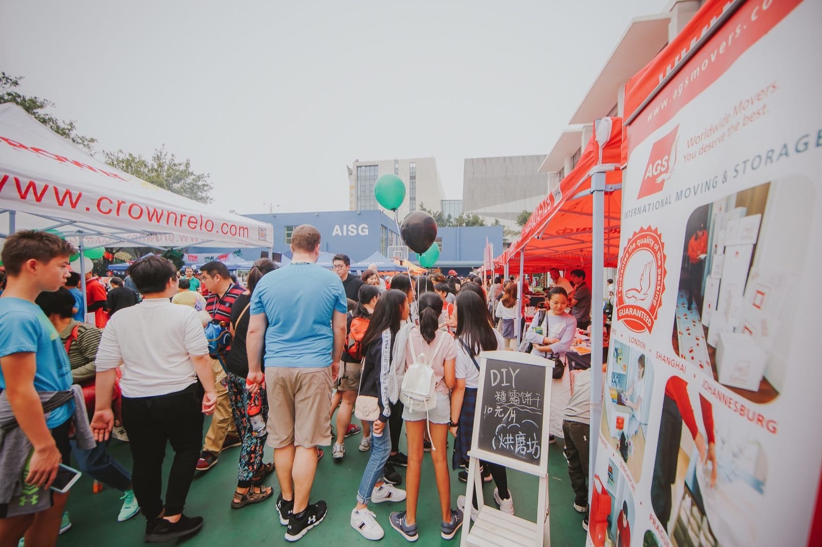 The 2018 AISG PTA Holiday Bazaar at the American International School of Guangzhou in Guangzhou, China.