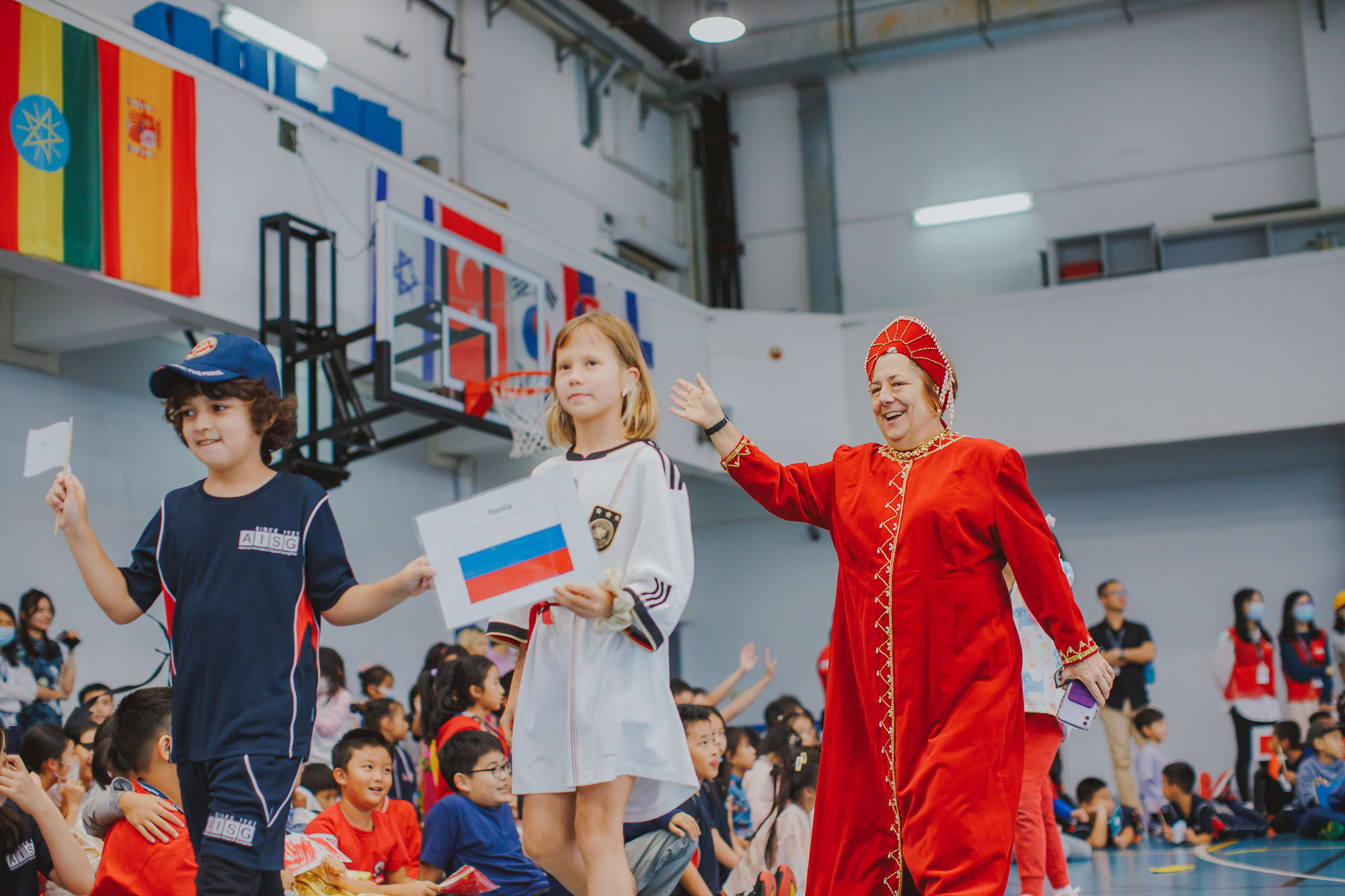 SY2122 AISG United Nations Day Celebration with elementary students and faculty from Russia