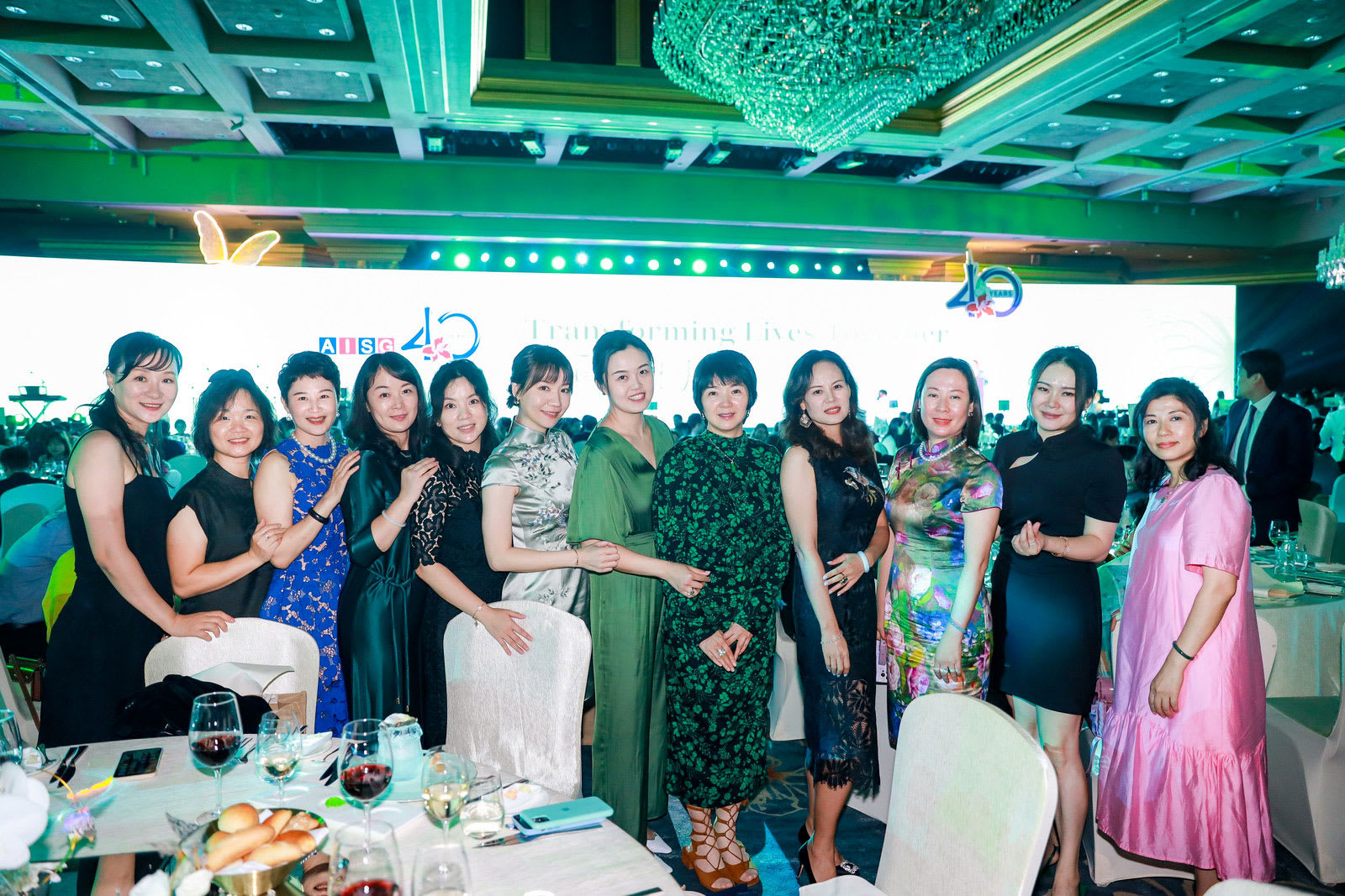 AISG 40th Anniversary Gala Ball Ladies Group Photo
