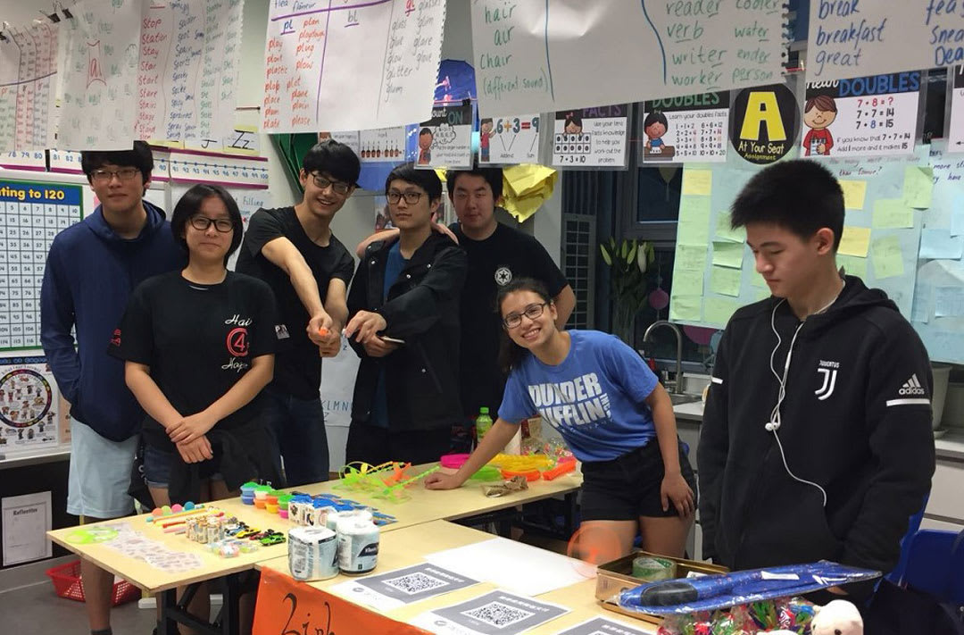 picture of some students in class