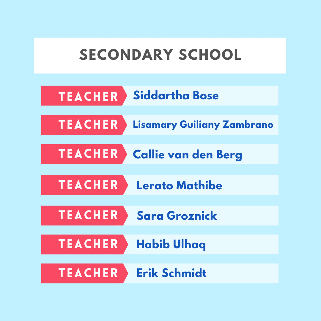 graphic list of names of new faculty members