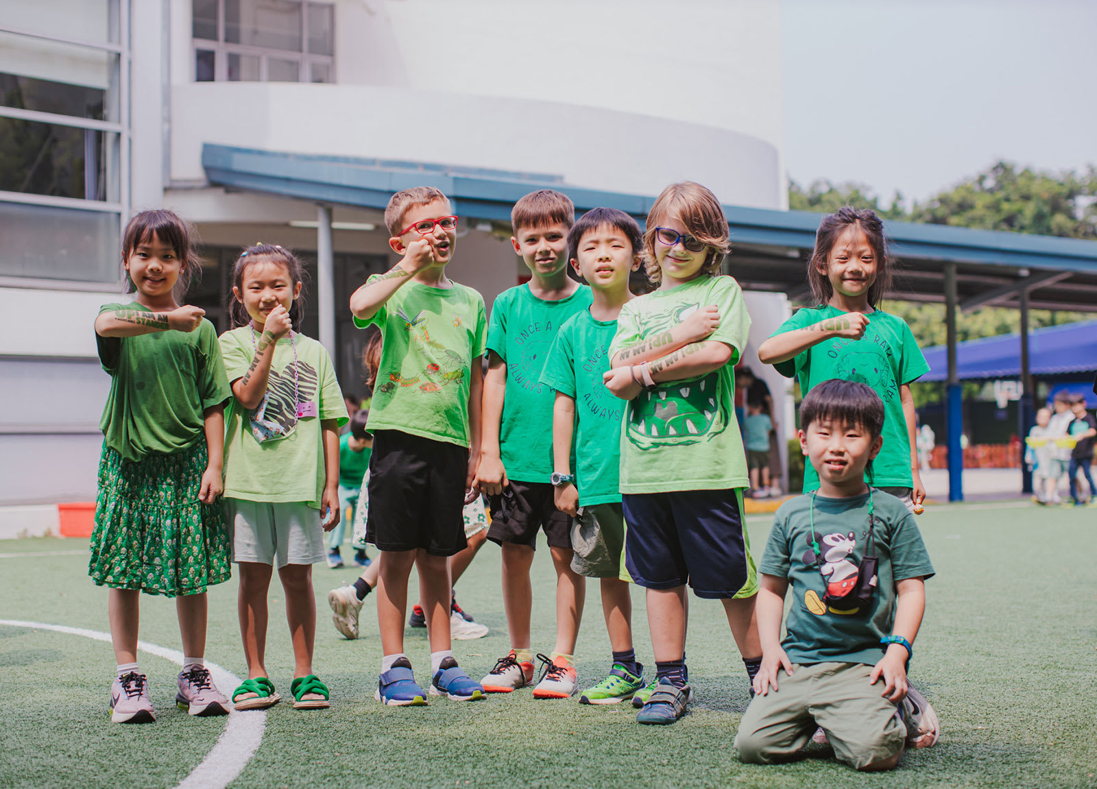 AISG Upstander Awareness Month Kids Rams Group Photo