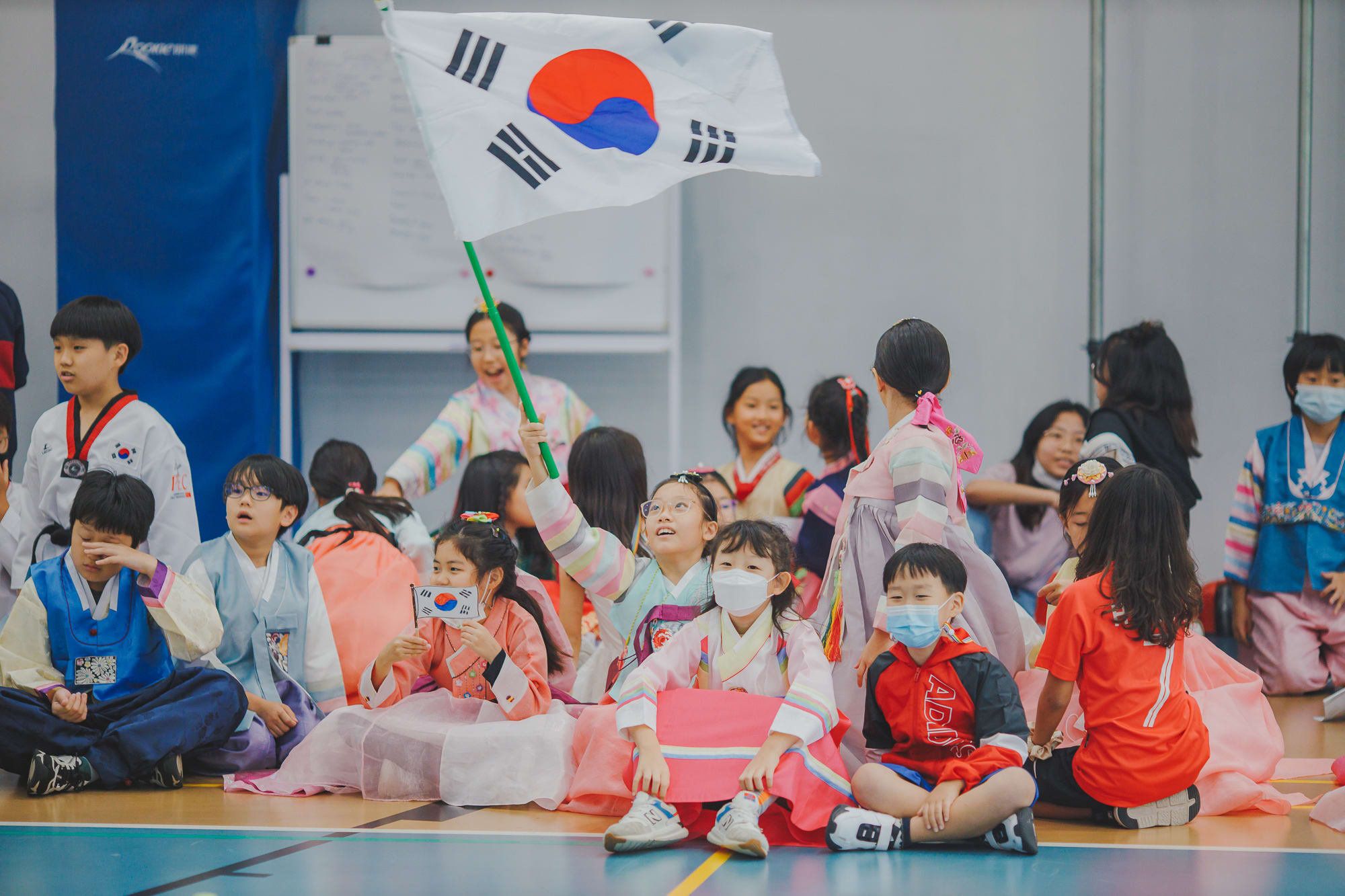 SY2122 AISG United Nations Day Celebration with elementary students and faculty from Korea