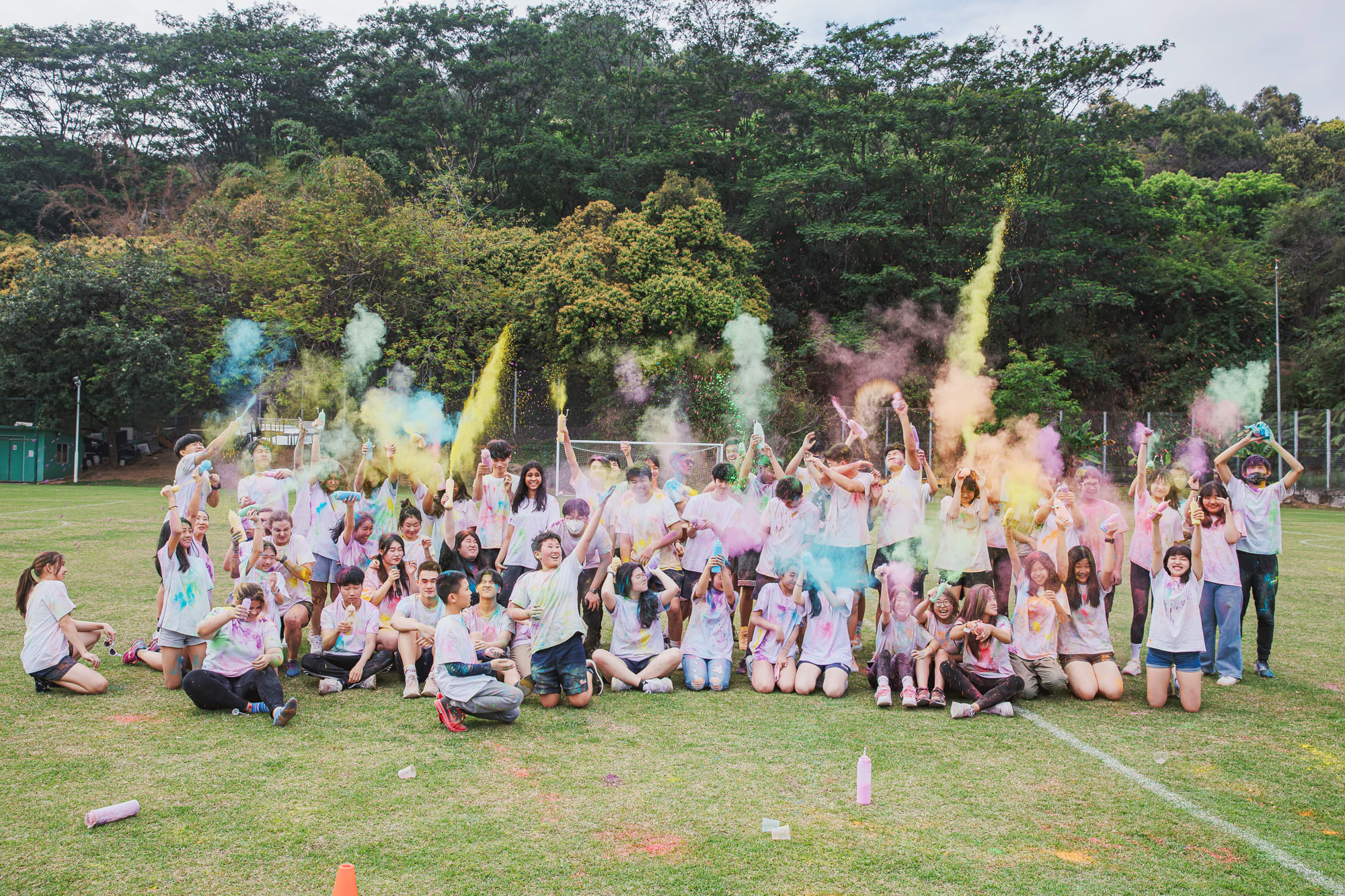 AISG Community Service group GIN (Global Issues Network) fundraiser Color Run for Shaoguan girls scholarship