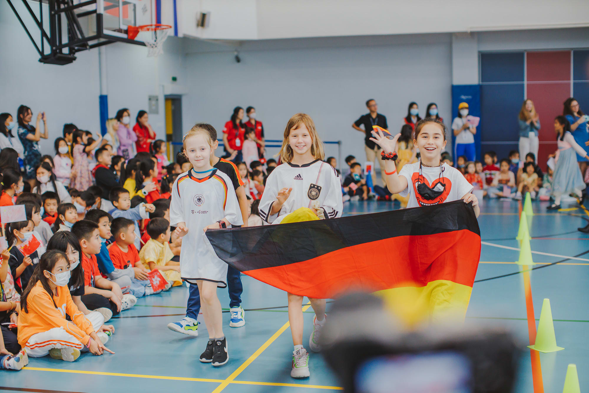 SY2122 AISG United Nations Day Celebration with elementary students and faculty from Germany