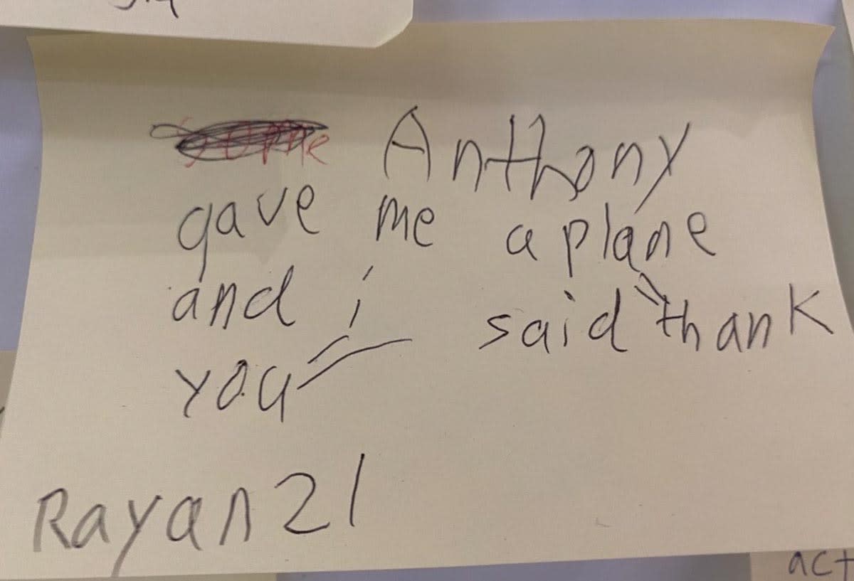 a caring note