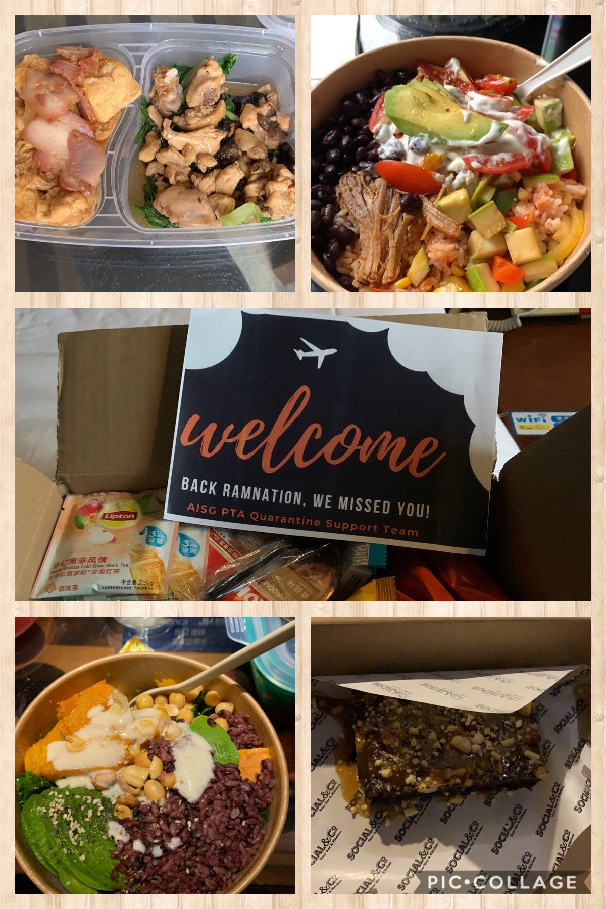 picture of Some treats Ms. Lee received from volunteers