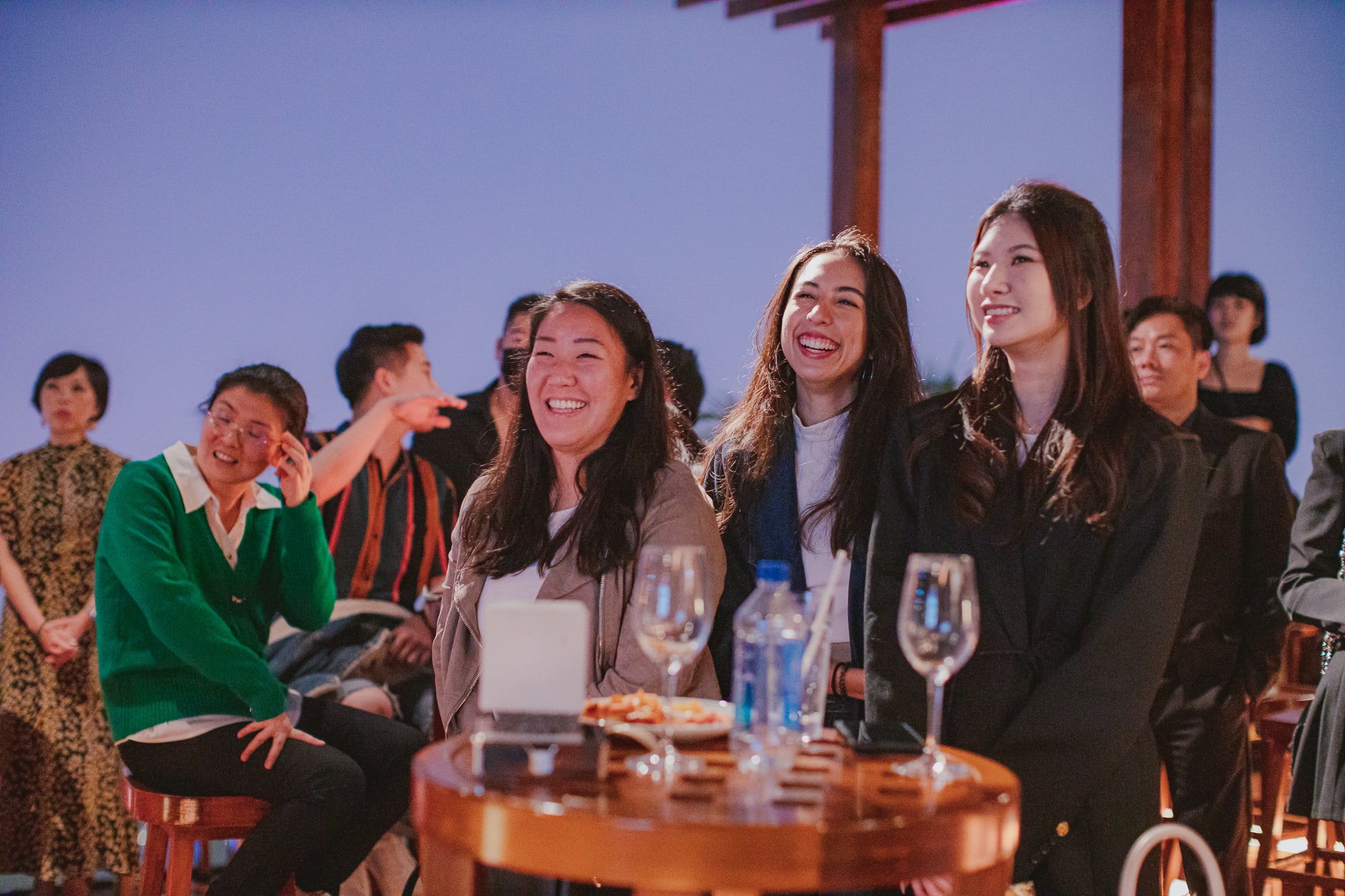 AISG alumni mingling at an alumni Ram Gathering event