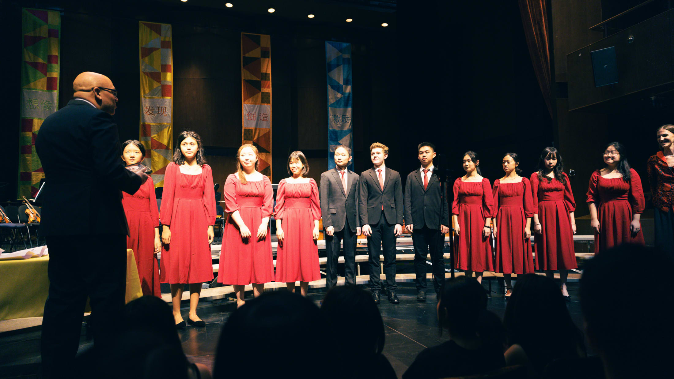 AISG at APAC in Shanghai with choir ceremony