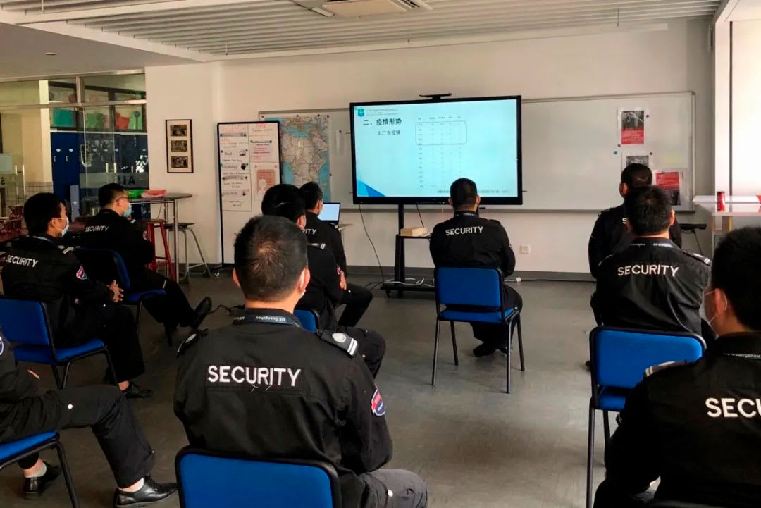 Rigorous training and practice drills regarding the prevention and control of novel coronavirus