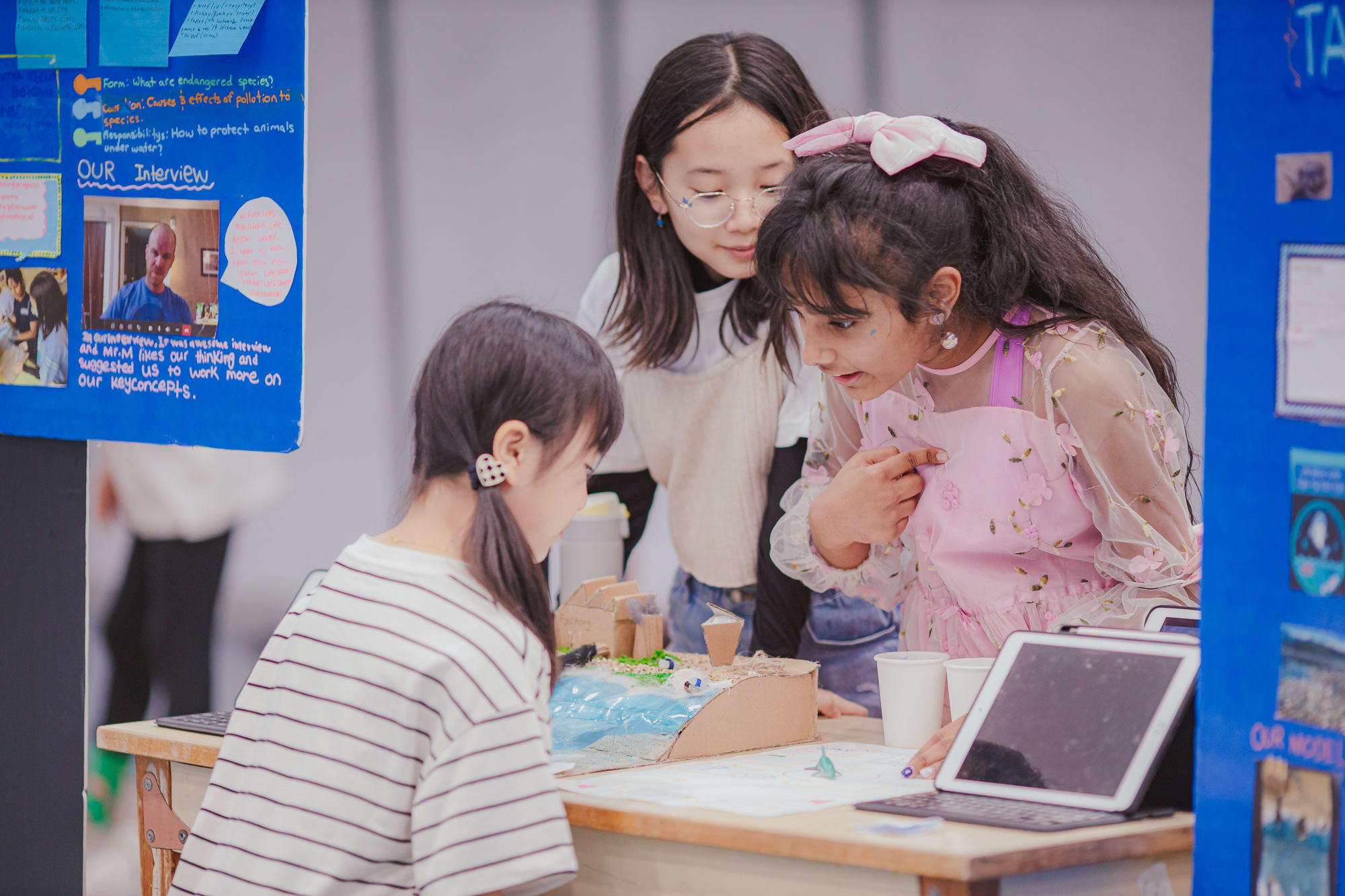 AISG PYP Exhibition with students learning through play