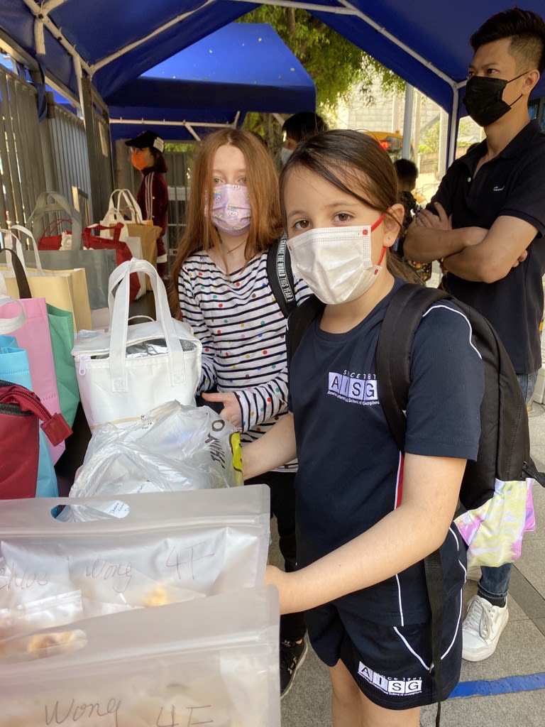 AISG celebrates Teacher Appreciation Week with students delivering goods