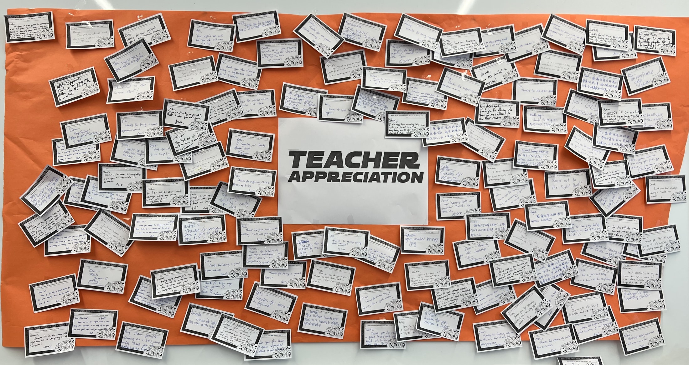 AISG celebrates Teacher Appreciation Week with cards of appreciation