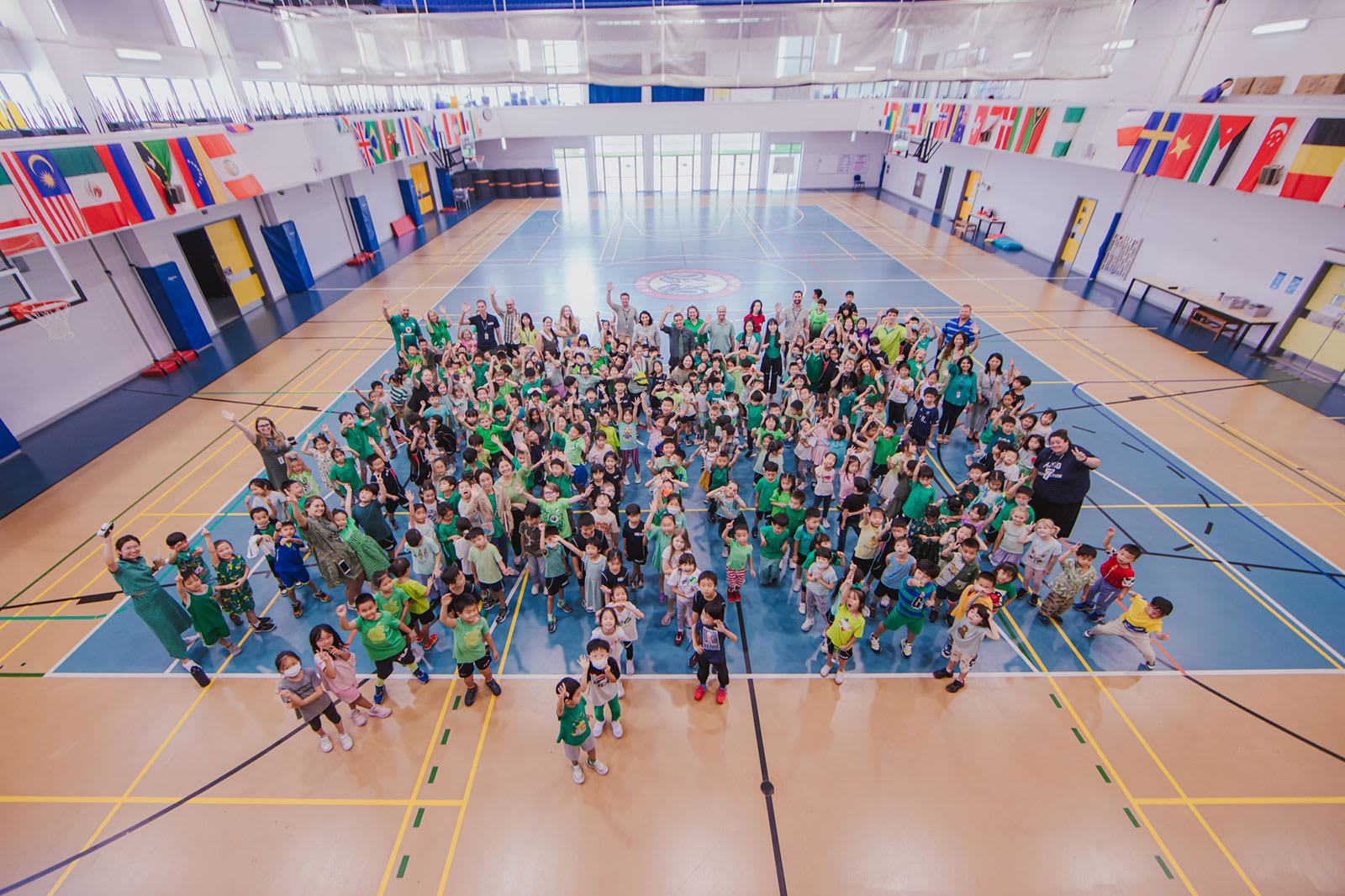 AISG Upstander Awareness Month Kids in the Gym
