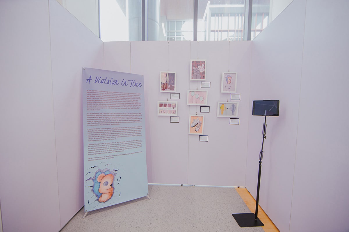 Student's booth