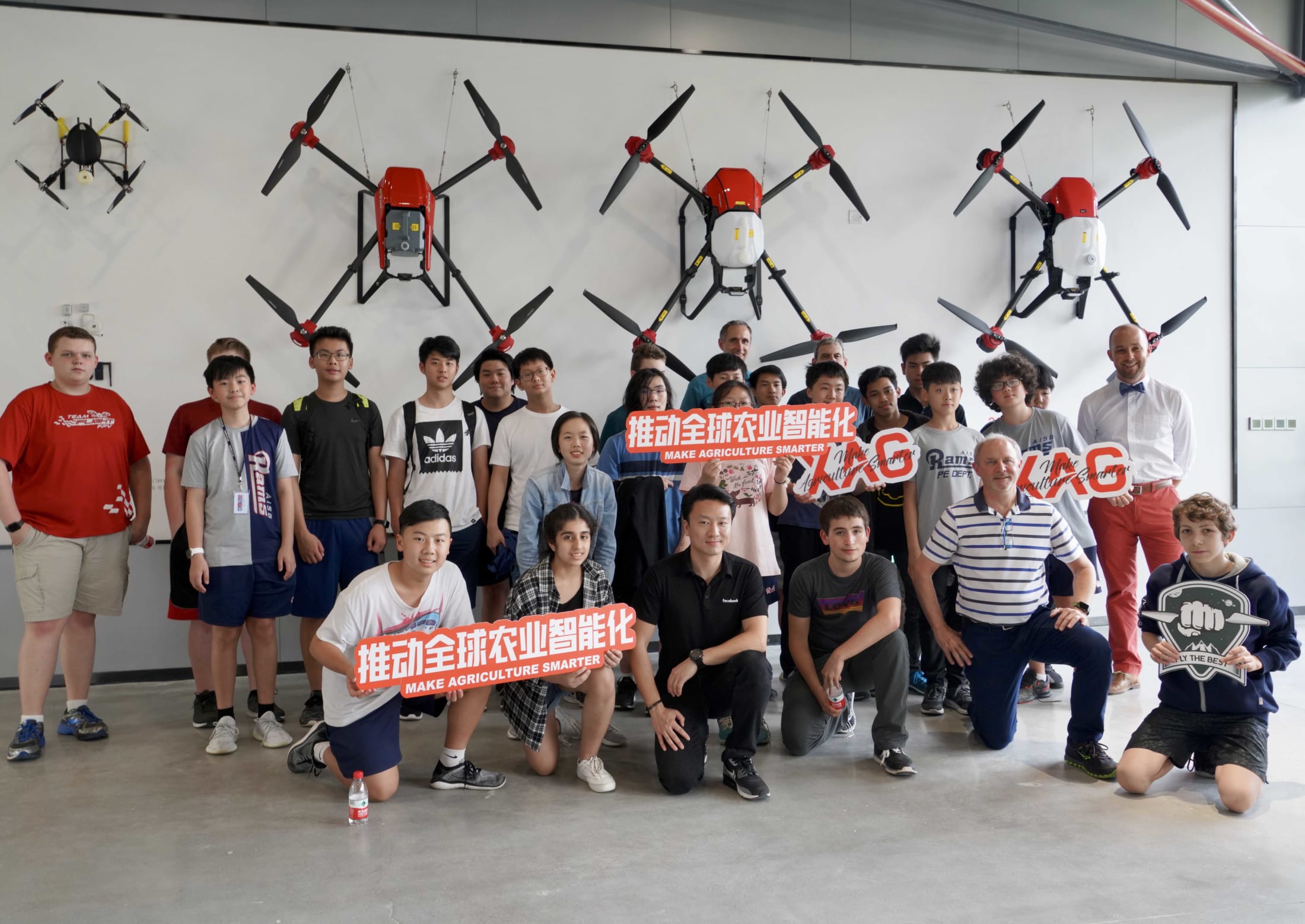 AISG Drone Club Visits XAG Corporation in Guangzhou China