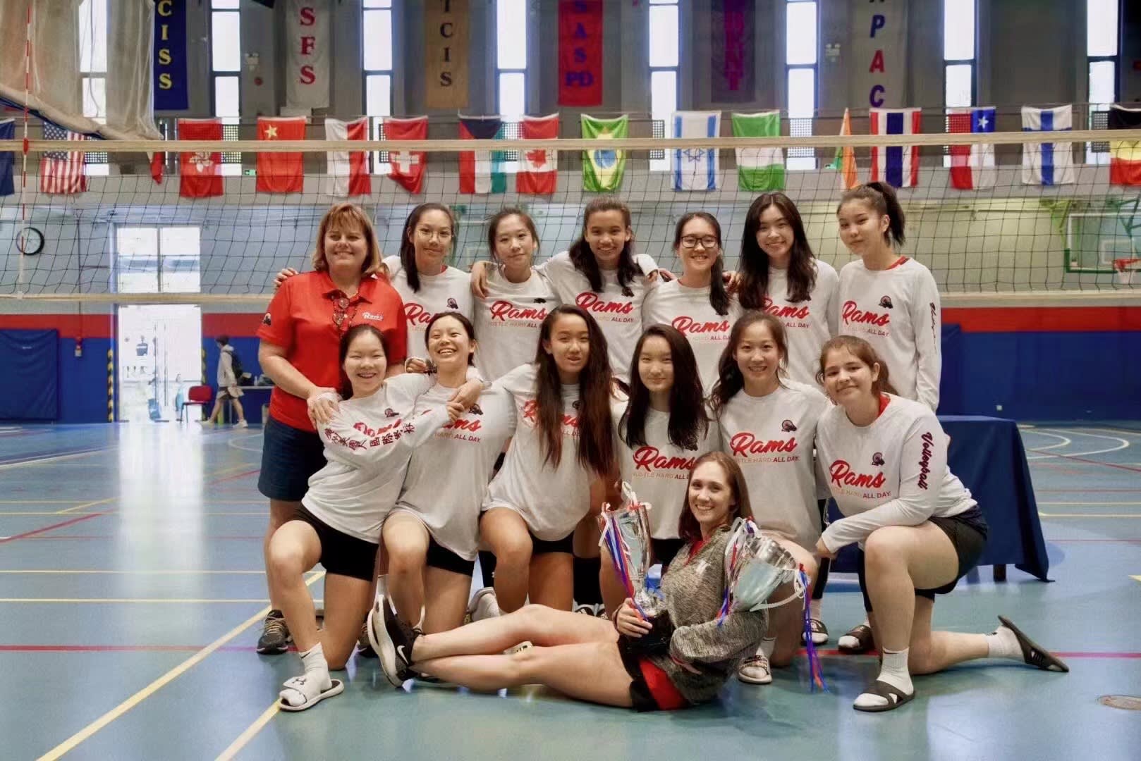 AISG volleyball team photo