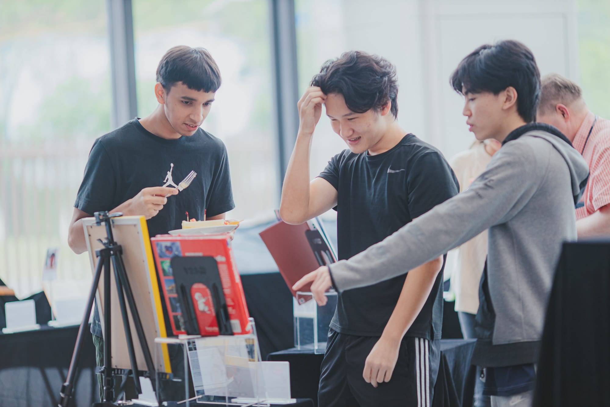 boys talking