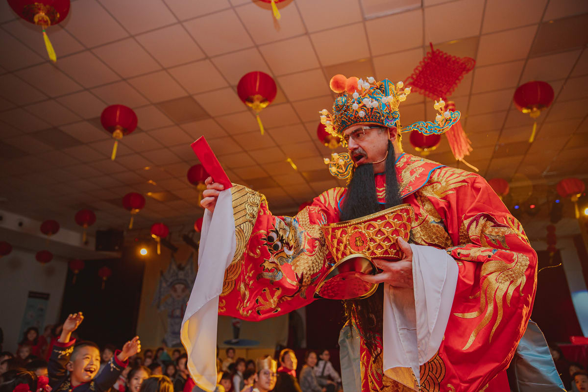 dressed in garb celebrating the silk road era of chinese history