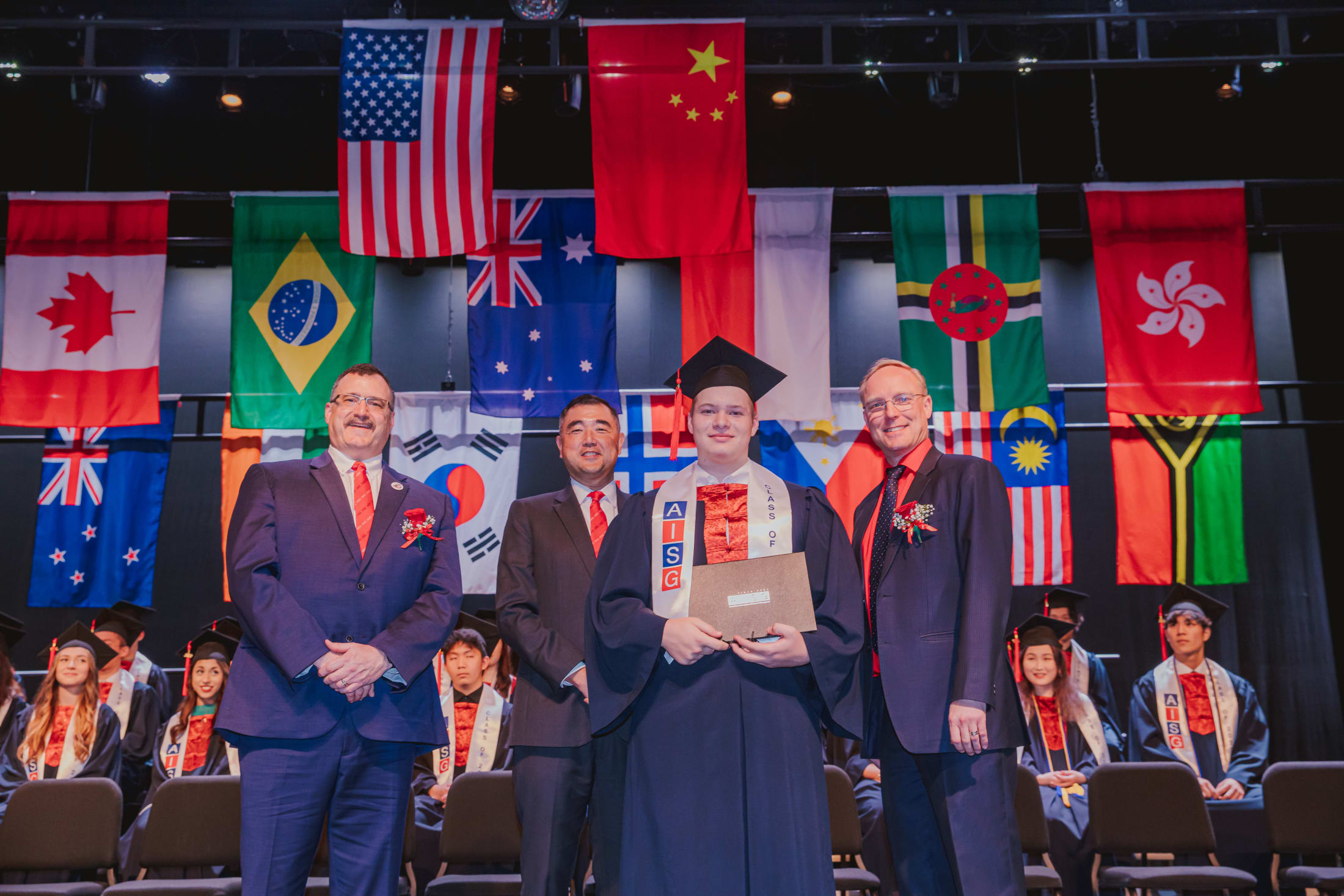 AISG 2022 Graduate Receiving his Diplomas