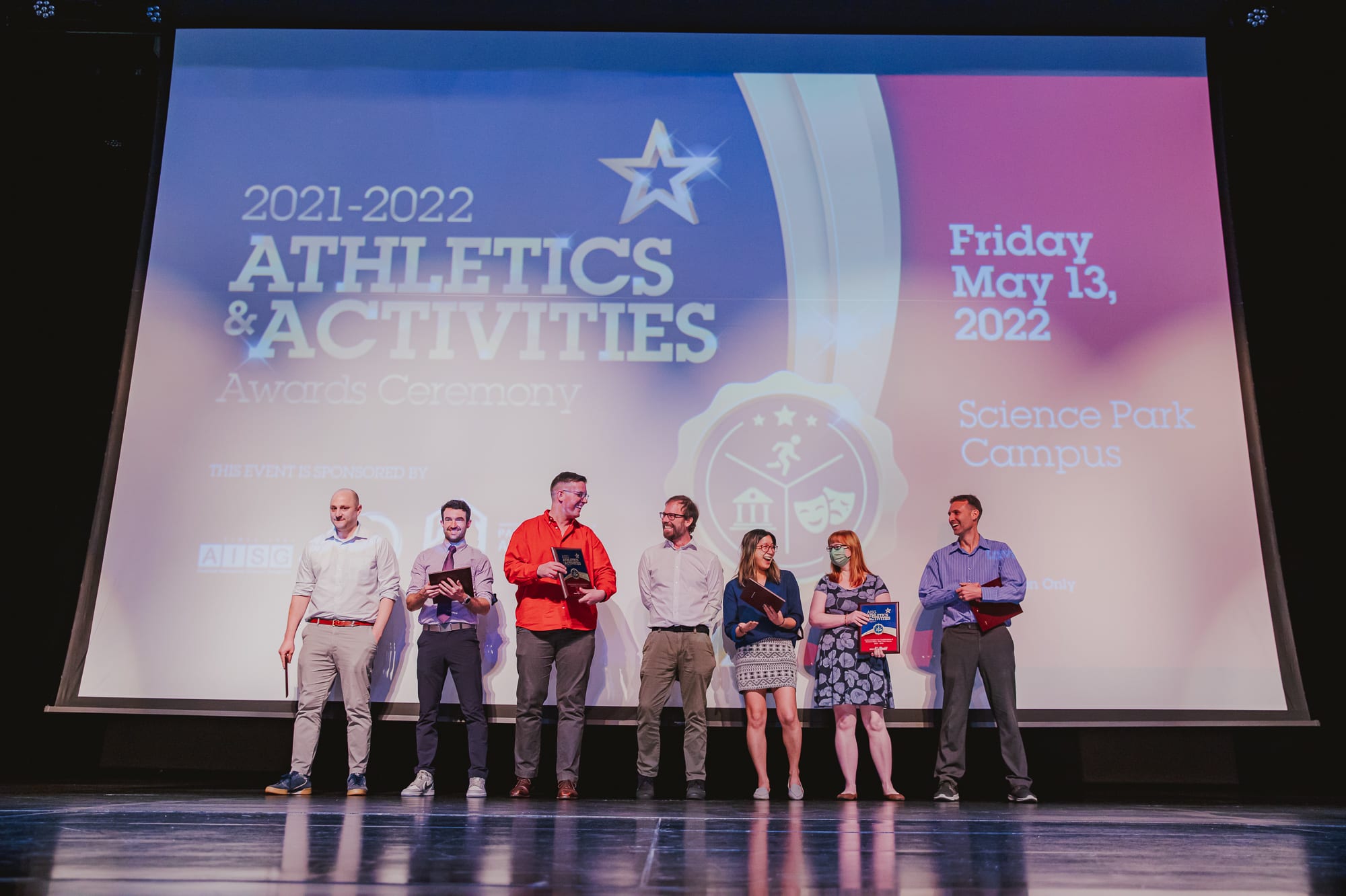 AISG Athletics & Activities Awards Ceremony presenting coaches and teachers