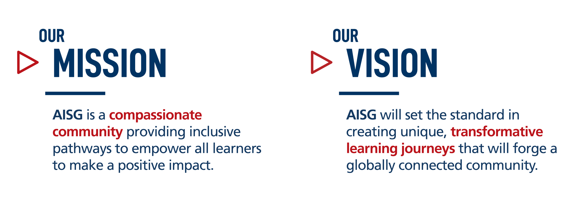 AISG Mission and Vision