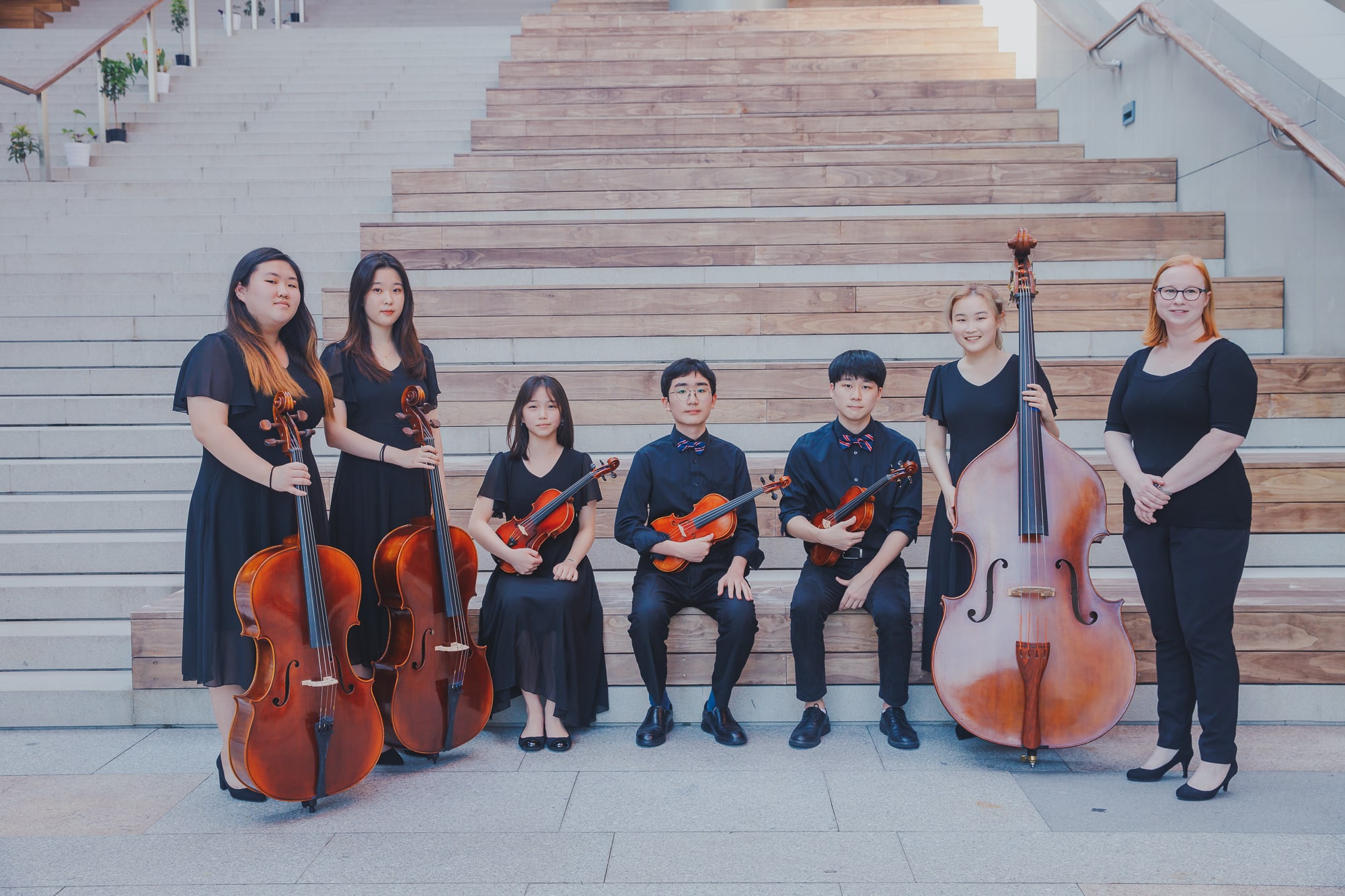 AISG at APAC in Shanghai with orchestra group shot