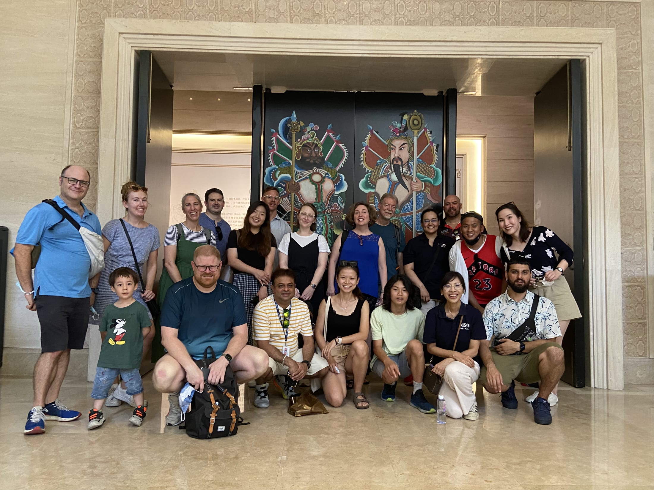 AISG new faculty group pic tour