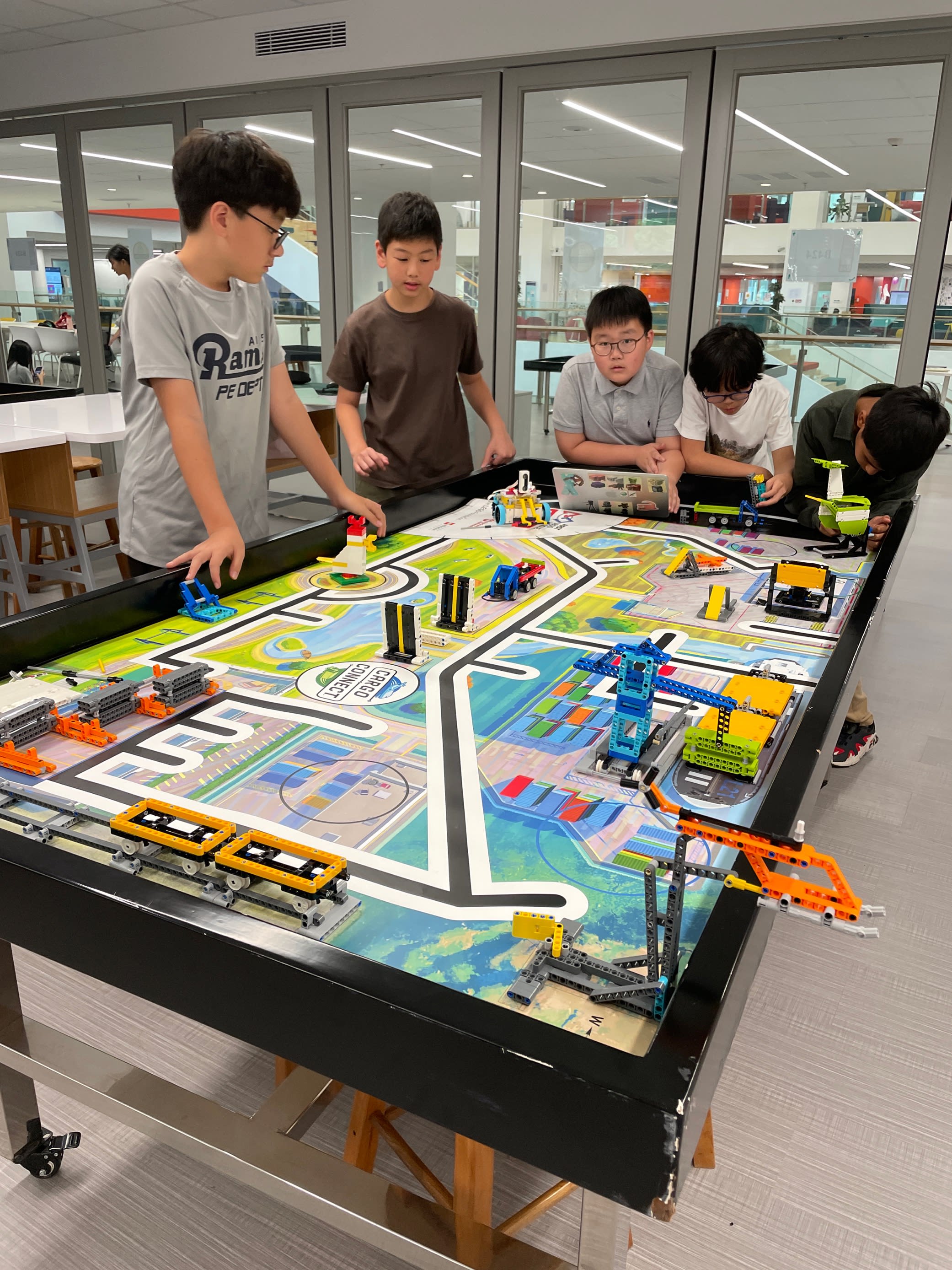 AISG FIRST LEGO League Competition with pathways