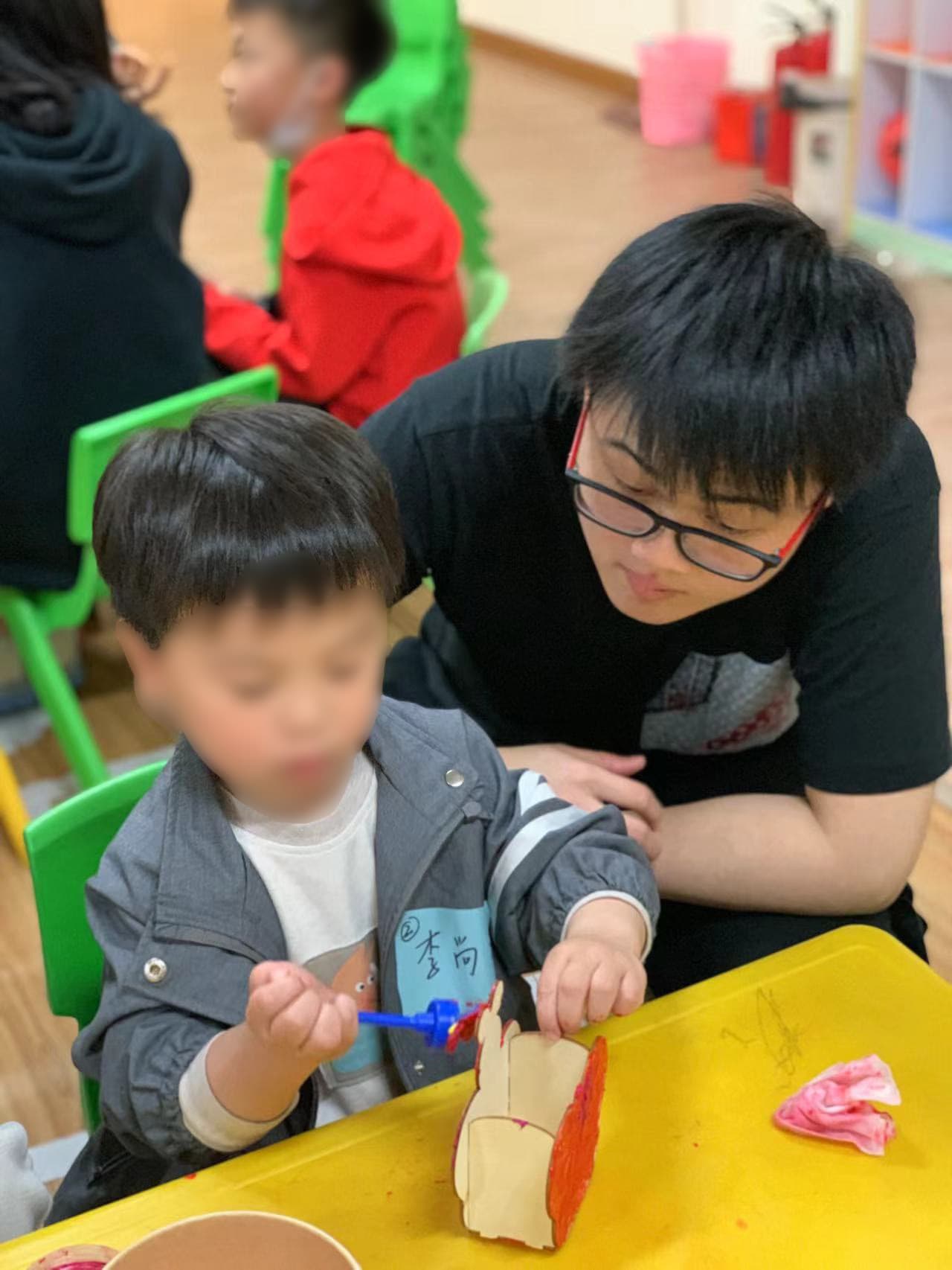 AISG student is helping autistic kid
