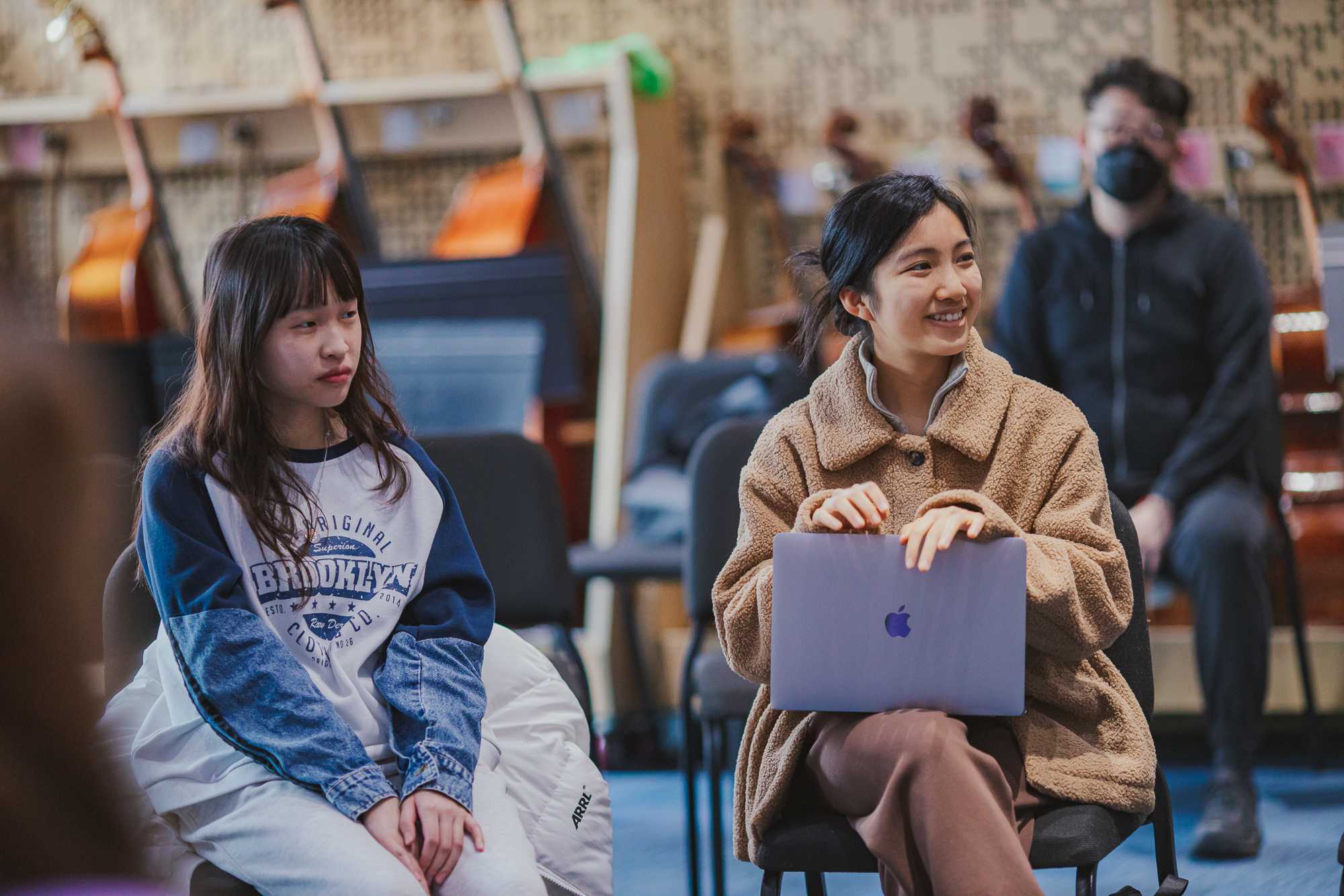 AISG Speaker Series with Fang Jinlong hosting a Q&A with IB music class in secondary school